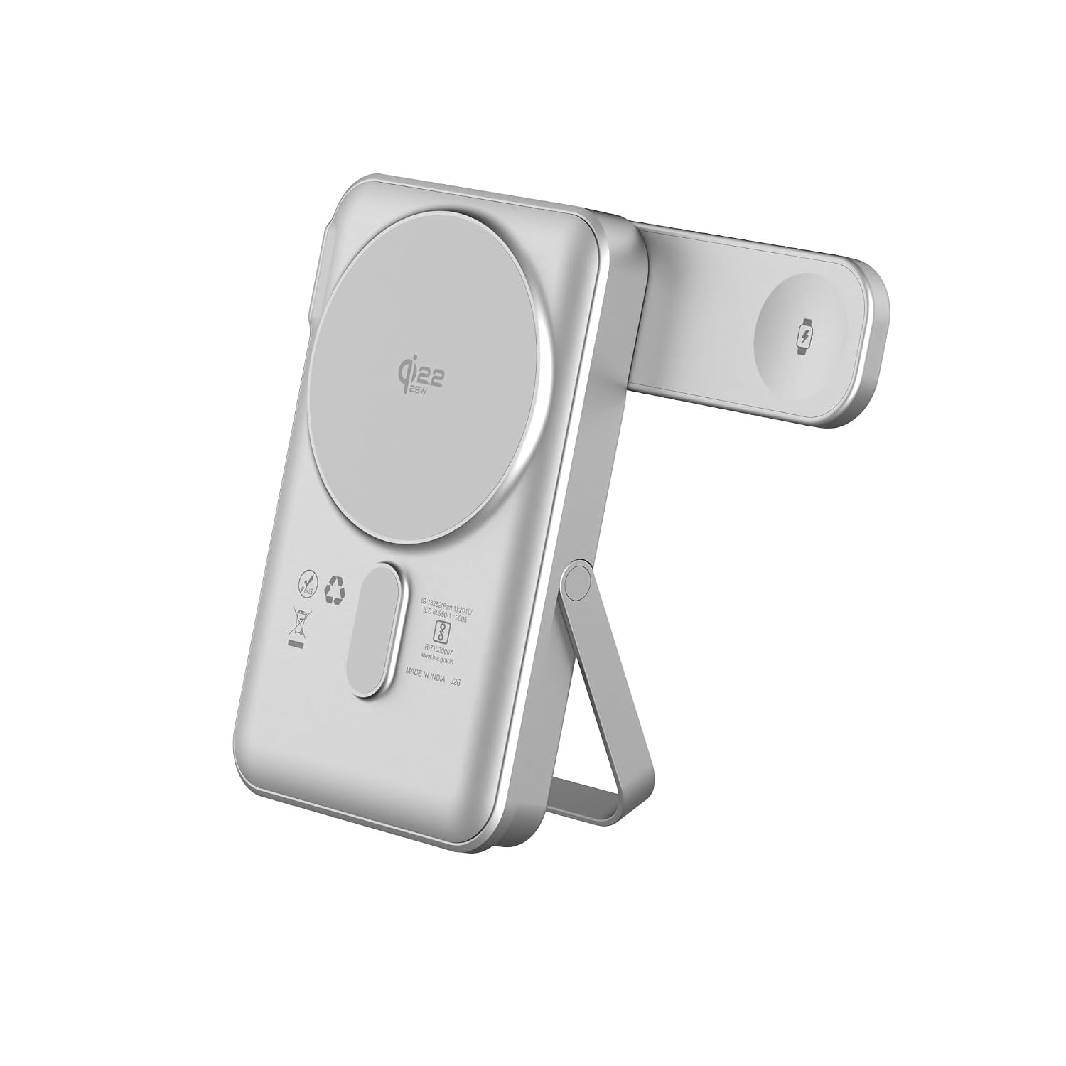 Stuffcool Omni Pro Qi2.2 power bank with Apple Watch charger and stand
